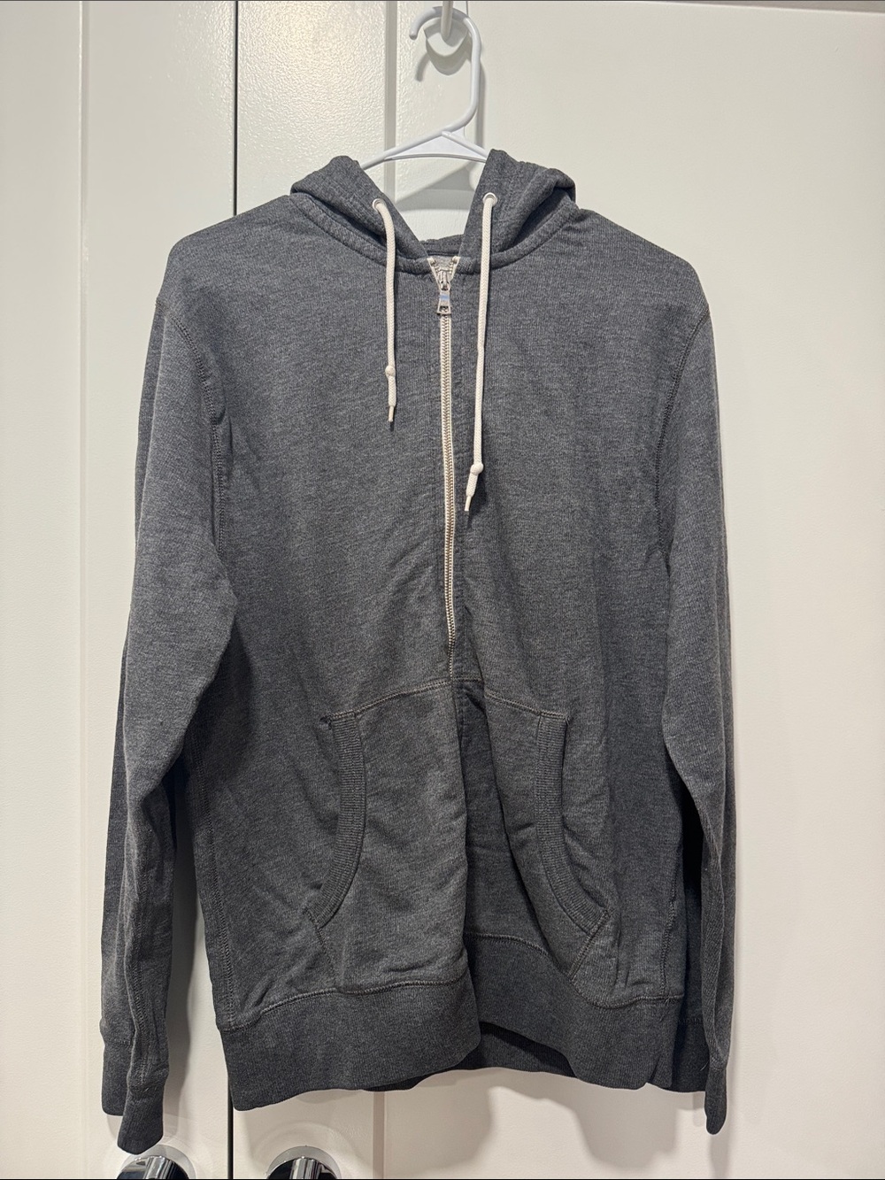 Old Navy Men's Dark Gray Zip-Up Hoodie